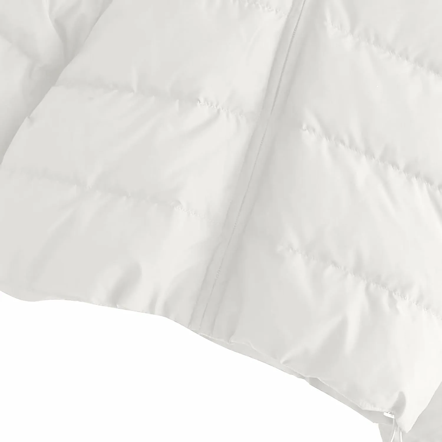 Womens Crop Down Coat Lightweight Hooded Puffer Jackets Drawstring Long Sleeve Outwear with Pockets Winter Jackets