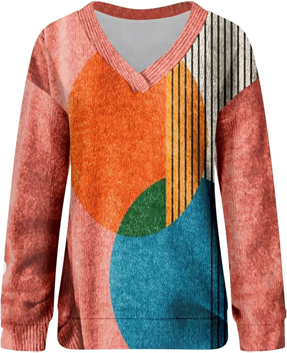 Women's Long Sleeve V Neck Cable Knit Sweater Spring Jumper 2025 Spring Pullover Ladies Dressya Casual Outfits