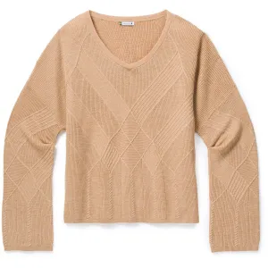 Women's Shadow Pine Cable V-Neck Sweater