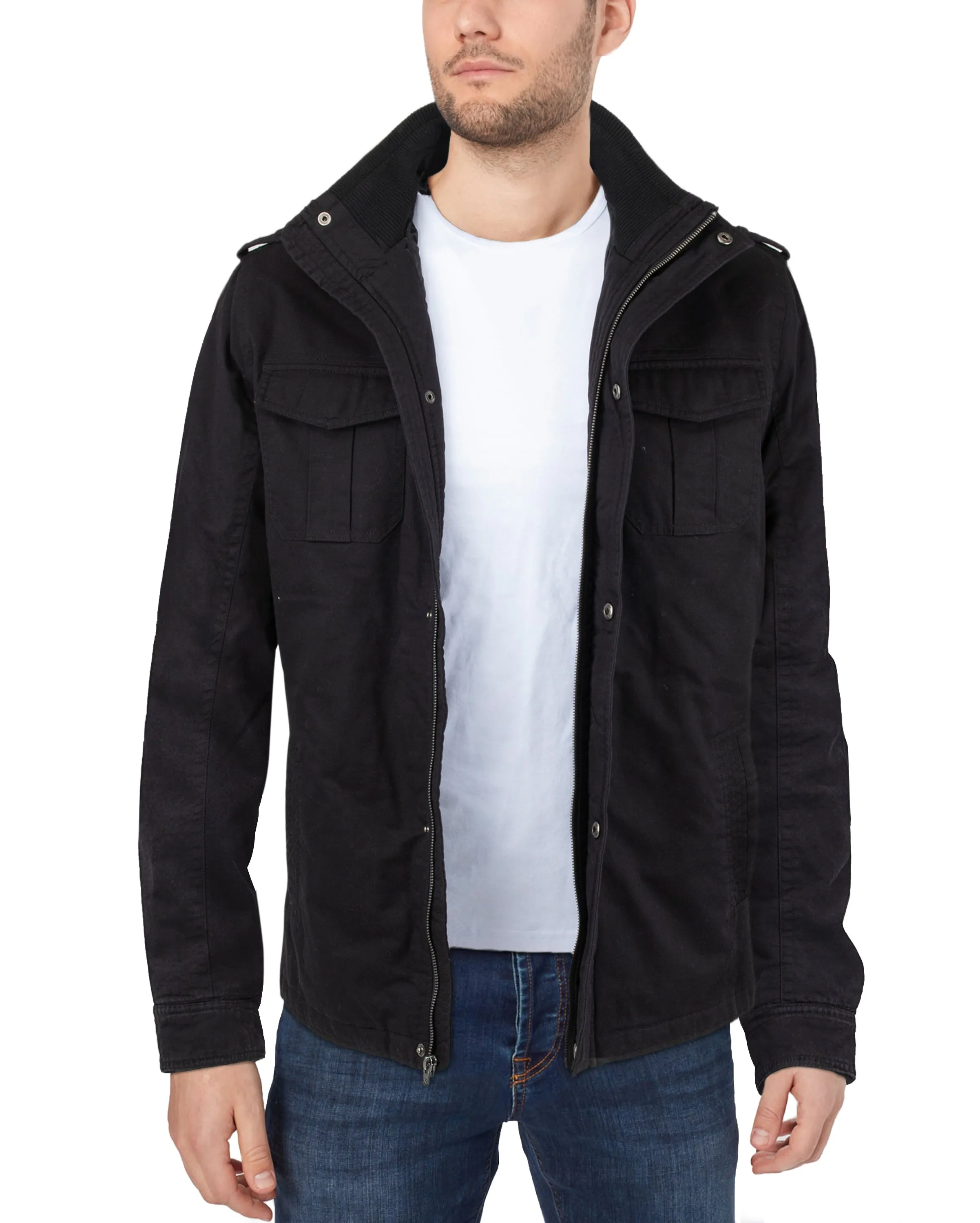 X RAY Men's Lightweight Military Field Jacket