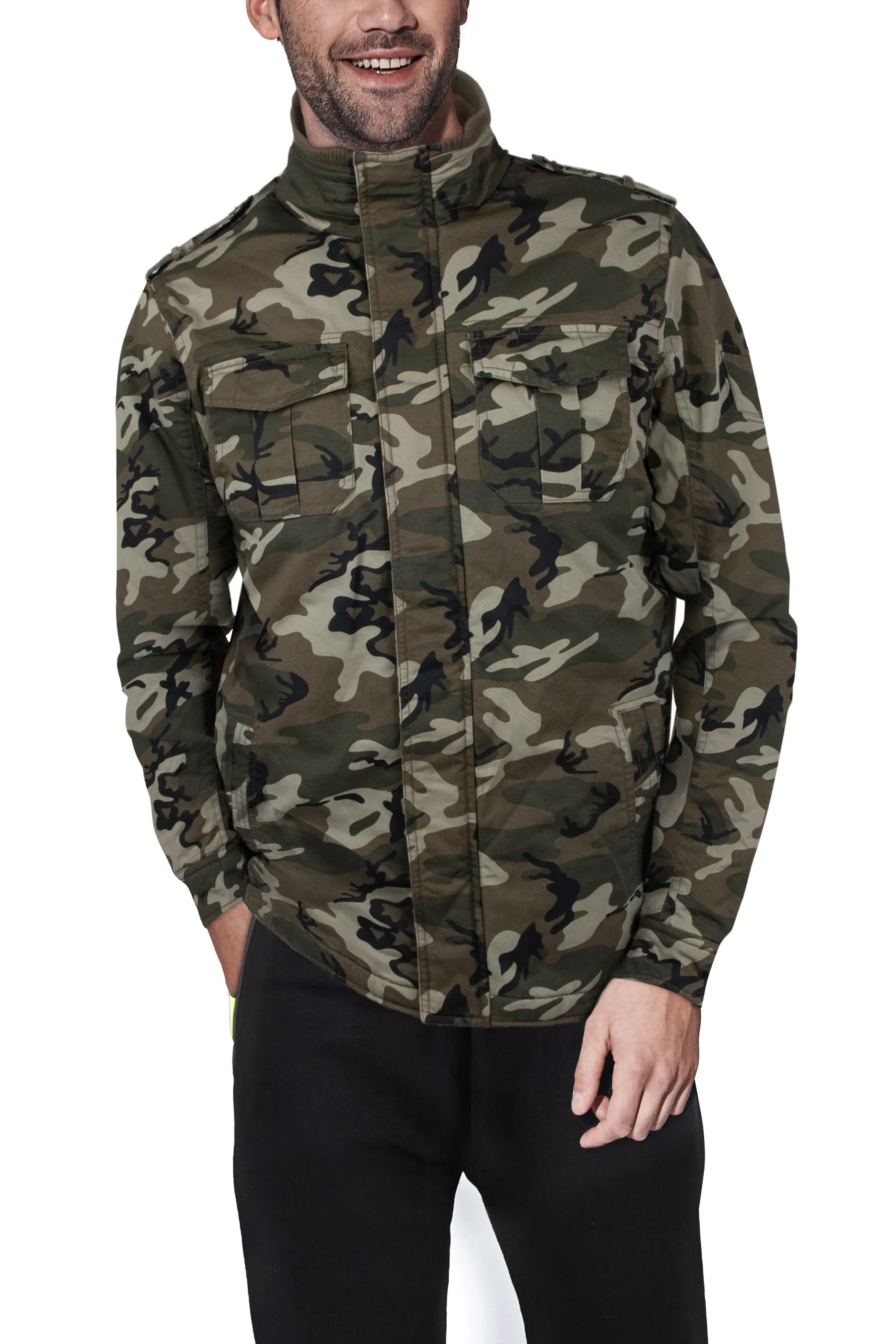 X RAY Men's Lightweight Military Field Jacket