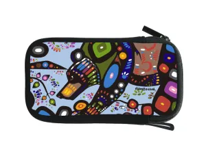 Zippered Accessories Case "Bear" by Native Artist, John Rombough